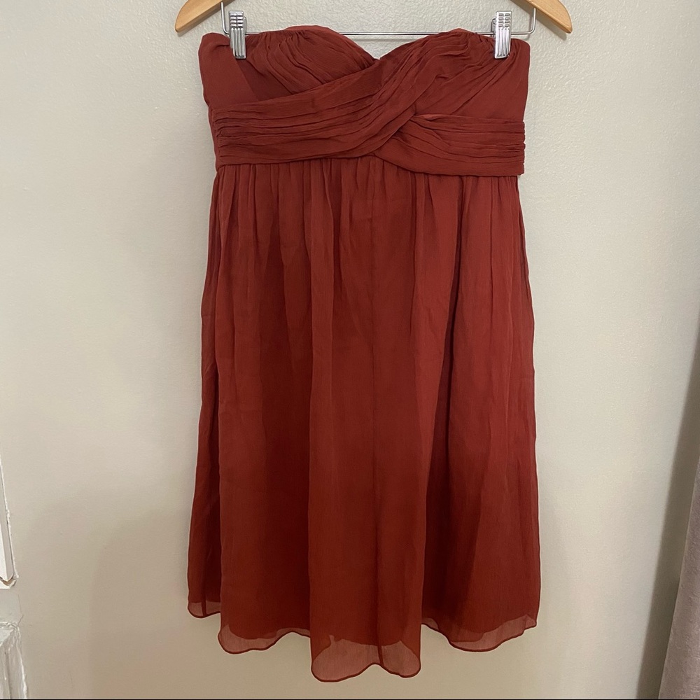 J. CREW Taryn Silk Chiffon A-line Dress 2559E1M